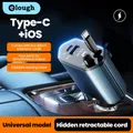 Caricabatteria da auto USB 4 IN 1 Cavo da USB C a ios per IPhone 16 Huawei Samsung Cavo di ricarica rapido Adattatore per accendisigari USB C Cabo