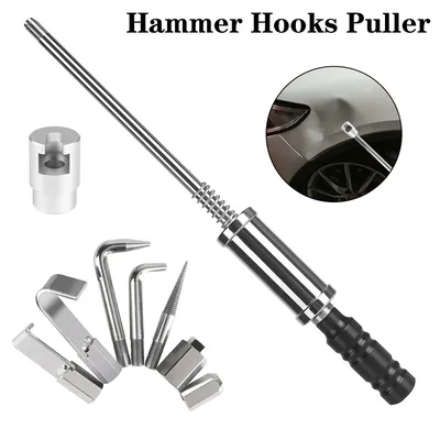 Dent Repair Tools Metal Crowbar Hammer Hooks Puller Dent Removal Kit Hook Slide Super PDR Tools
