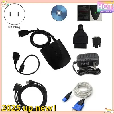 V3.104.24 HDS HIM Diagnostic Tool For Honda HDS Newest Version With Double Board USB1.1 To RS232 OBD2 Scanner, Durable US Plug