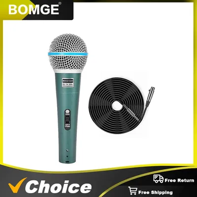 Microphone BETA58 BETA 58 with Transformer Supercardioid Wired Microphone Mic for Karaoke Studio