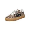 Sneaker PAVEMENT "Pavement Sneaker Leder", Damen, Gr. 39, braun (leopard), Leder, casual, Schuhe