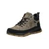 Schnürstiefelette RIEKER "Rieker Stiefelette Lederimitat", Damen, Gr. 44, schwarz (schwarz, braun), Lederimitat, casual, Schuhe