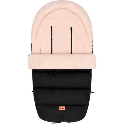 Fußsack FILLIKID "Atlas, Winterfußsack", Baby, schwarz, Polyester, Fußsäcke, mit Teddy-Plüsch
