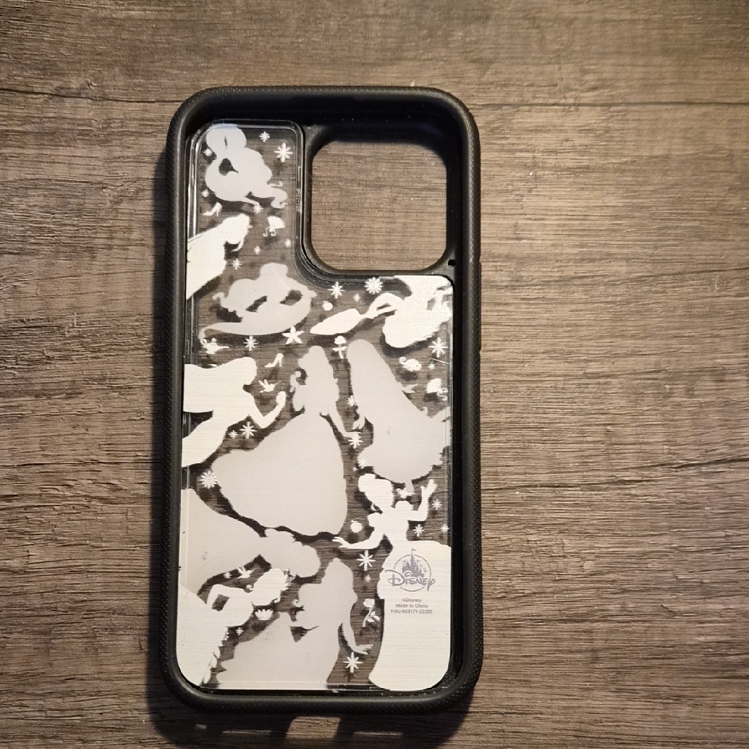 Disney Cell Phones & Accessories | Disney Black And White Silhouette Phone Case | Color: Black/White | Size: Os