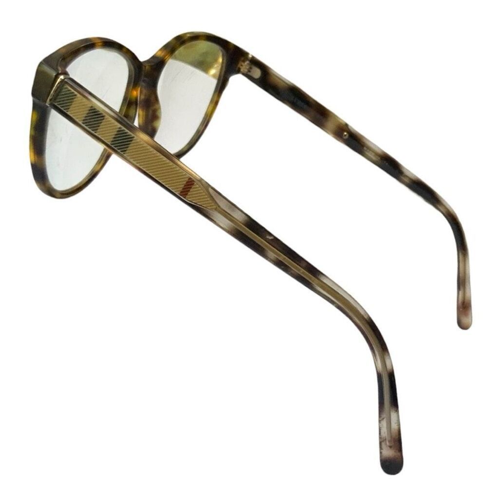 Burberry Accessories | Burberry Eyeglasses Square Frames Plaid Designer Luxury Prescription Glasses | Color: Brown/Tan | Size: Os