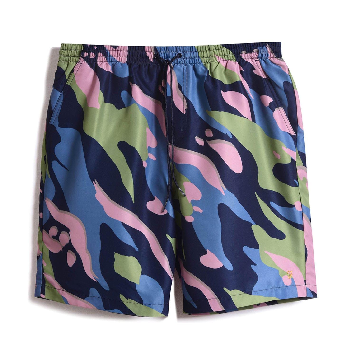 Farah - "Colbert" Badeshorts für Herren (Marine) Image
