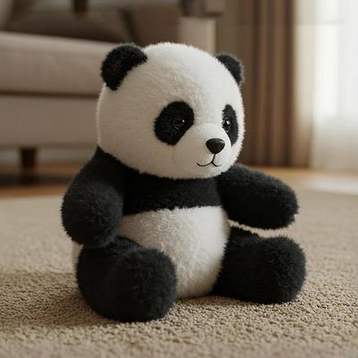 11.8inch Panda Plush Emotional Healing on Demand Realistic Panda Plush For Emotional Support Panda Plush with Ultra-Soft Fur The Comfort Hug You Have