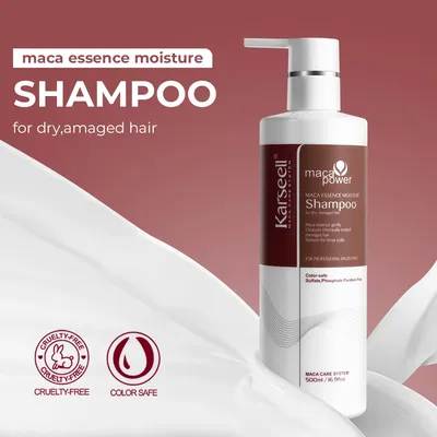 Original Karseell 500ml Moisture Shampoo Argan Oil Moisturizing Smooth Shampoo Hair Care Set 1/2/3pcs for Dry and Damaged Hair