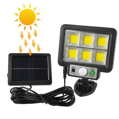 LED Solar Split Wall Lamp 3 Mode Waterproof Motion Sensor Lamps Garden Street Lighting Solar Lamp For Garage Security Wall Light