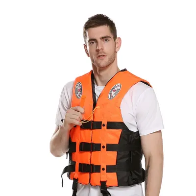 Sizes S-XXXL Outdoor Adult Water Activity Lifejacket Adjustable Buoyancy Lifejacket Polyester Children's Lifejacket with Whistle