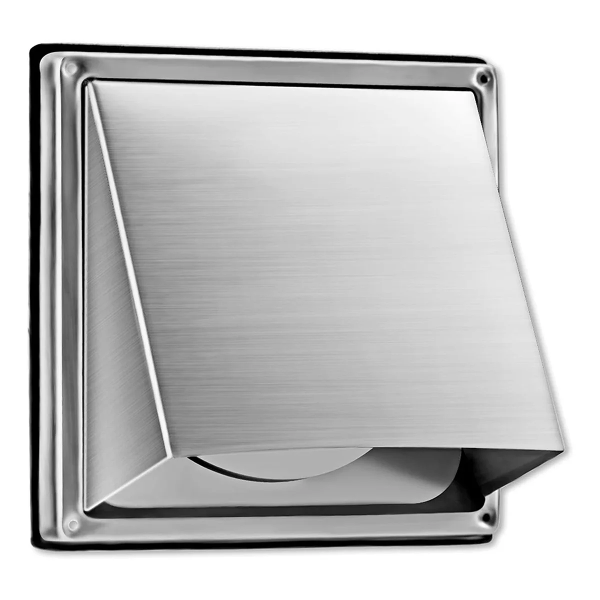 Trockner-Entlüftungsabdeckung für den Außenbereich, 10,2 cm (3 Zoll) Außenbereich, gepolsterte, rücklaufsichere Klappe Image