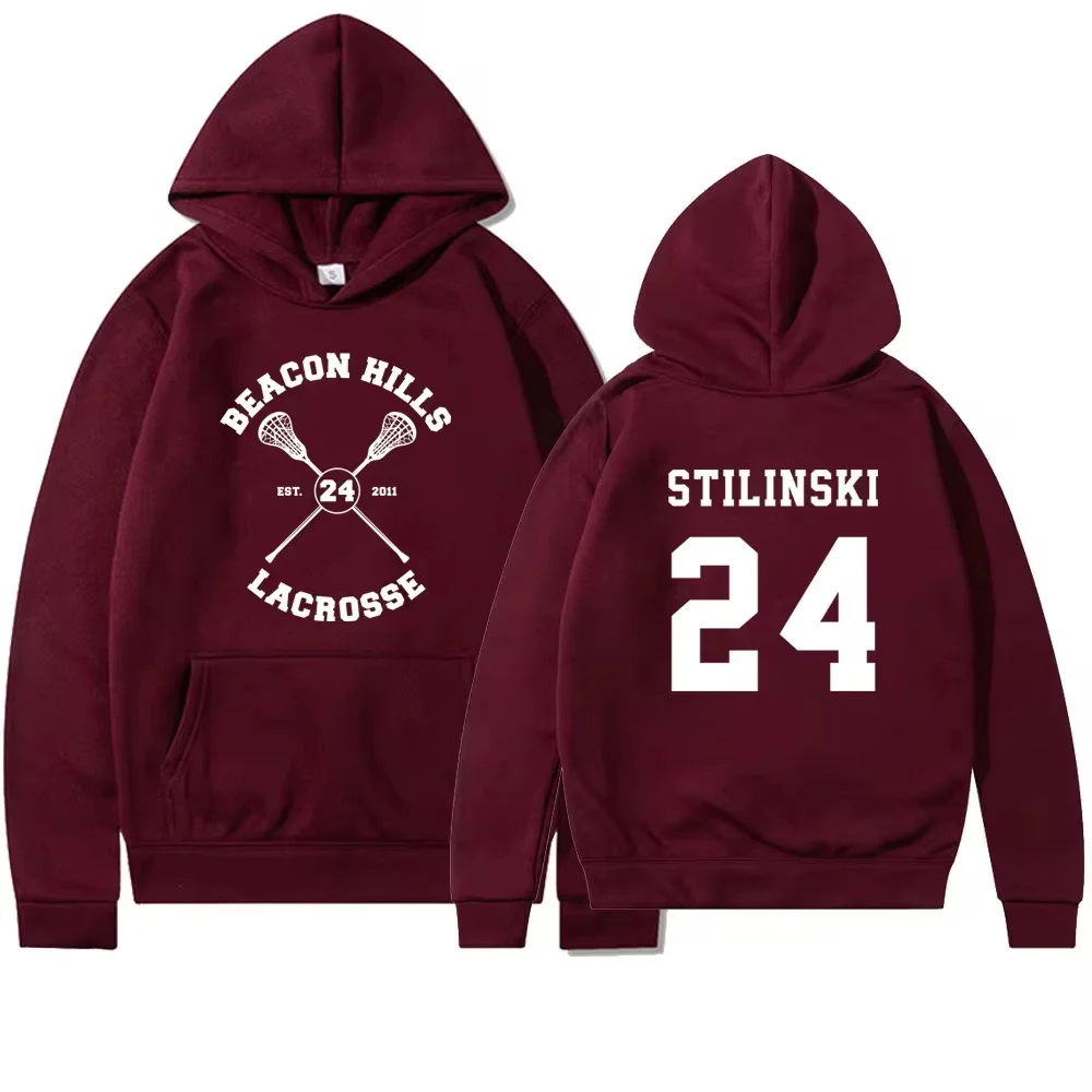 Teen Wolf Beacon Hills Stilinski 24 Lahey McCall Pullover TV-Serie Hoodie Hip Hop Hoodie Oberbekleidung Top