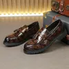 Herrenschuhe, Quasten-Loafer, lässige Mode, Slip-on-Kleiderschuhe, Größen 38–46