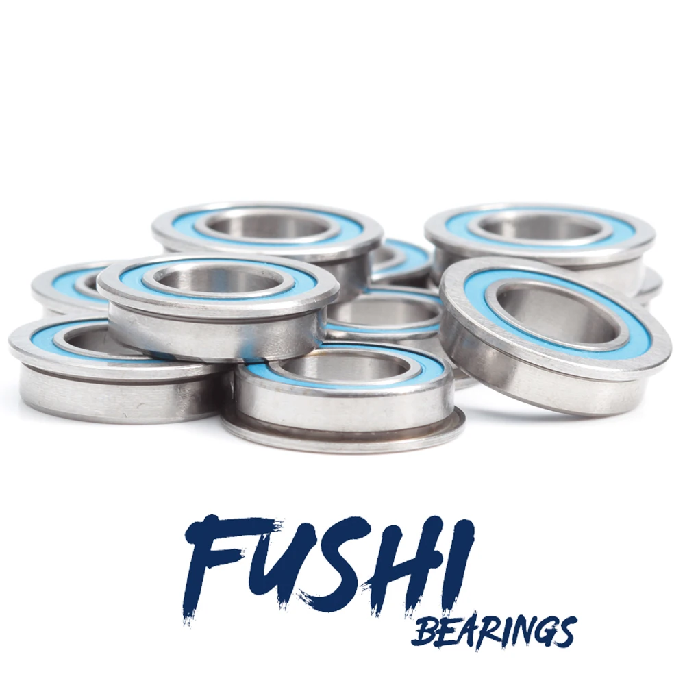 FUSHI MF148 2RS Lager 8x14x4 mm blau versiegelt, ABEC-3 MF148RS Kugellagerteile für Hobby RC Car Truck, Auswahl von 6 Stück Image