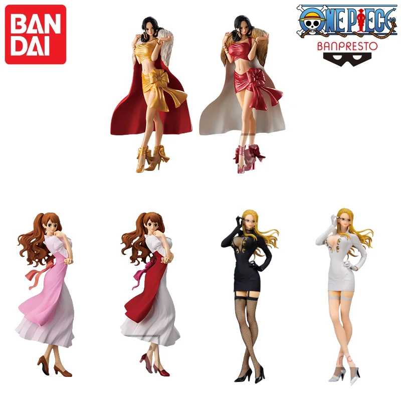 Auf Lager Bandai Banpresto Original One Piece Glitter Glamours Charlotte Pudding Boa Hancock Kalifa Modellpuppe Brandneu verpackt Image