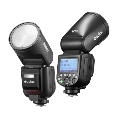 GODOX V1 PRO 2,4 G kabelloser Kamerablitz 1/8000 s HSS 1,3 s Recyclingzeit M/TTL-Blitzmodus 10 Helligkeitsstufen für Canon Nikon Sony