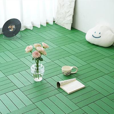 DIY Plastic Wood Flooring for Balcony Bathroom Courtyard Garden Terrace - Outdoor Splicing Waterproof Anti-Slip Floor Mat
