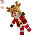 SAYGO Natale Cervo Costume Gonfiabile Mascotte Parata Personaggio Adulto Cosplay Animale Compleanno Festa di Natale Evento Set di Peluche