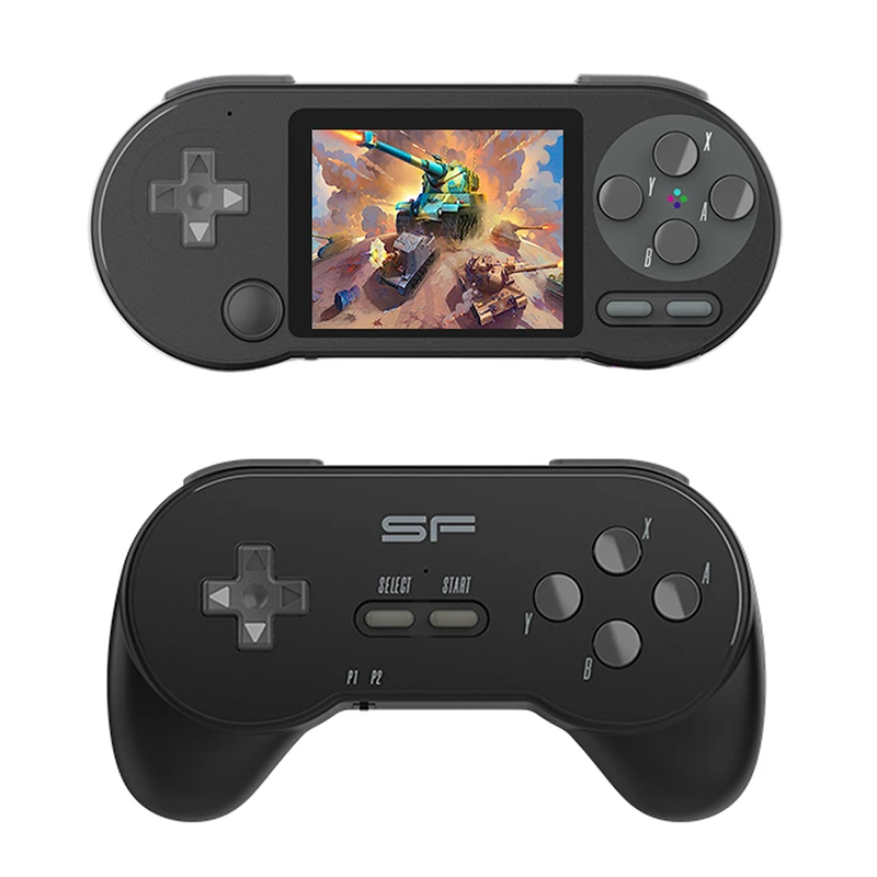 SF2000 Portable Game Console Player 3 Inch IPS Screen Built-in 6000 Classics Games Retro Handheld Video Game Consoles AV Output