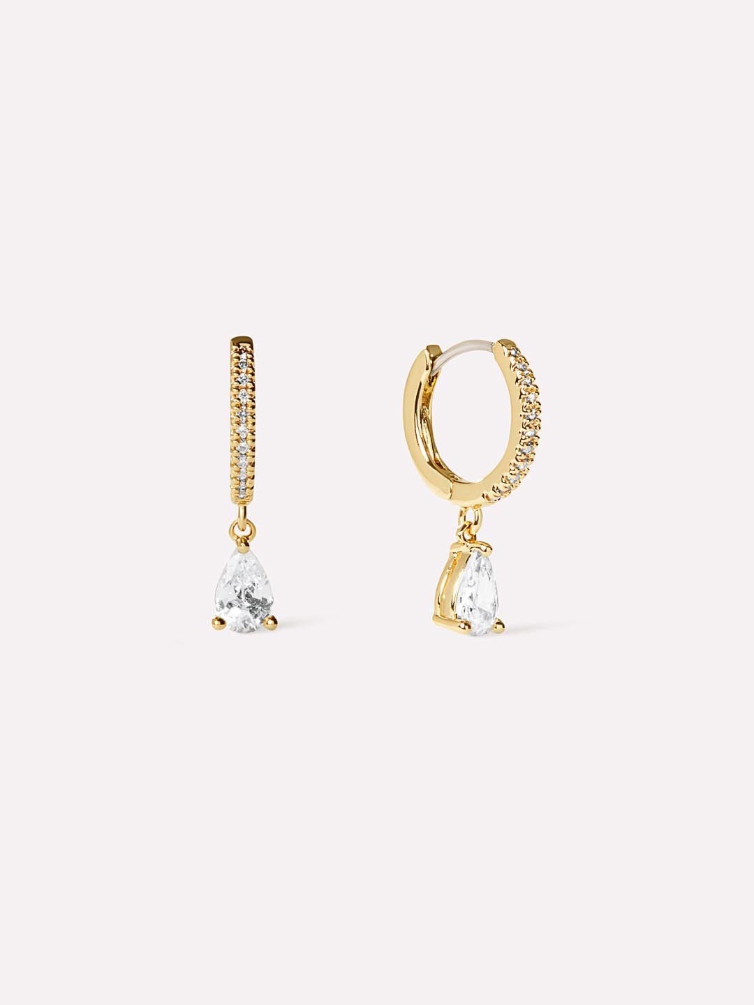 Women's Elise Delicate Huggie Hoops by Ana Luisa in Gold (Size OS)