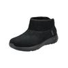 Stiefelette SKECHERS "Skechers Stiefelette Veloursleder", Damen, Gr. 37, schwarz, Veloursleder, casual, Schuhe