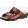 Pantolette CLASSIC BASICS, Damen, Gr. 37, braun (bronzefarben), Glattleder, Basic, Schuhe