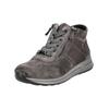 Sneaker ARA "Ara Sneaker Veloursleder", Damen, Gr. 39, grau (steel), Veloursleder, casual, Schuhe