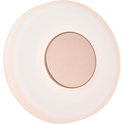 TRIO LEUCHTEN LED Wandleuchte "CELESTE, LED Wandlampe aus Metall und Glas Ø 22cm, 10W 1100 Lumen", braun (coffee), 1 flammig, Ø 22,0cm,, Lampen, 3-Stufen dimmbar über Wandschalter, elegante moderne Wandlampe Flur Image