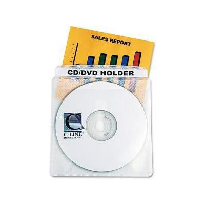 C-line Deluxe Individual CD/DVD Holder - Polypropylene - 2 CD/DVD