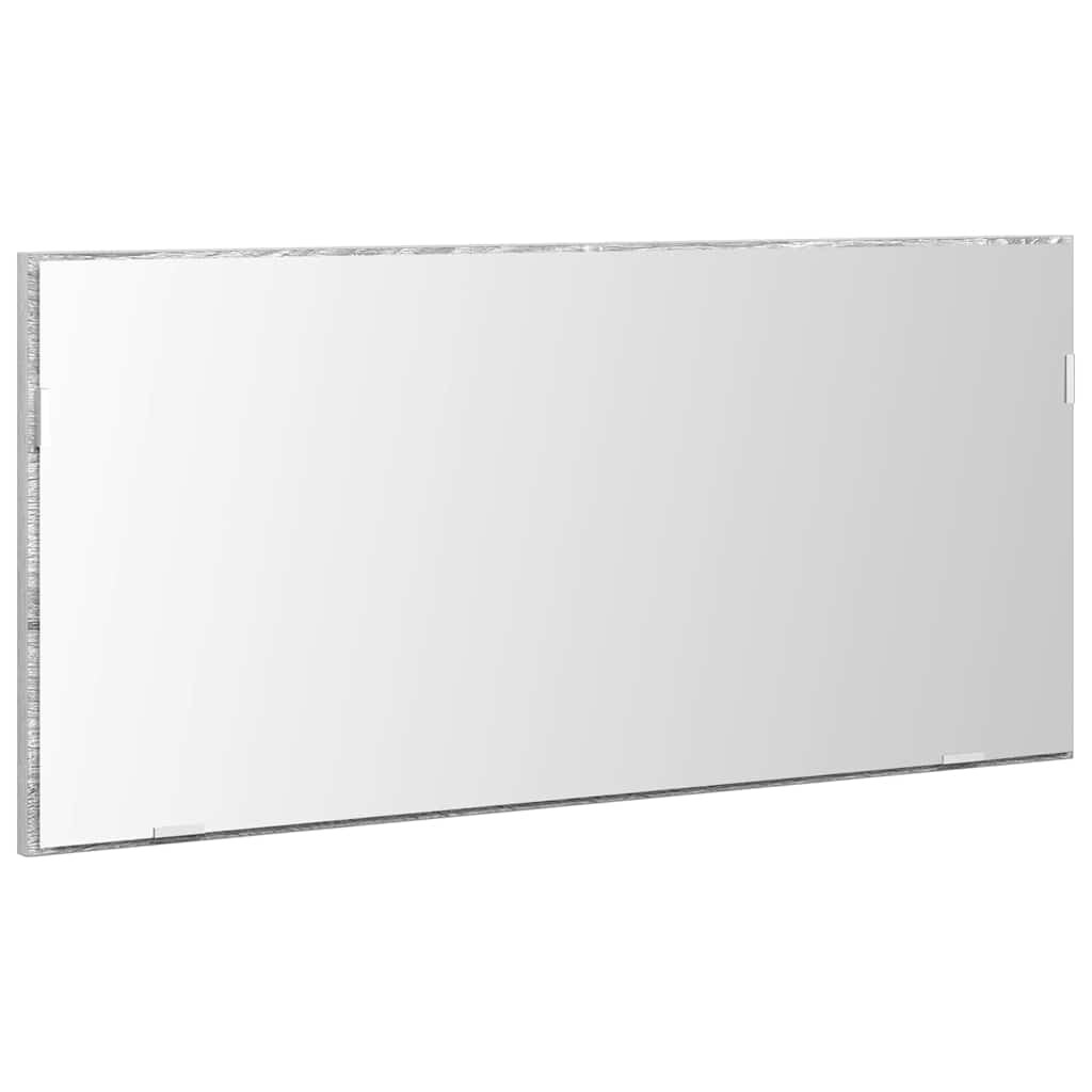 vidaXL Badezimmer Spiegel mit Spiegel Hochgrau Sonoma 80 x 8,5 x 37 cm Image