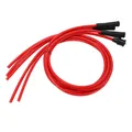 Set di cavi di accensione per candele Cavo di accensione per auto in silicone rosso ad alte prestazioni da 1 m per automobile a 4 cilindri da 8 mm