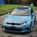 Auto Paraurti Anteriore Spoiler Splitter Copertura Lato Lip Splitter Trim Per VW Golf 7.5 Golf 7.5 GTI 2017-2019 Nero Lucido