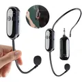 Cuffie con microfono wireless 2.4G Palmare 2 in 1 Sistema microfonico a lungo raggio per amplificatore vocale Altoparlanti da palco Guida per insegnare