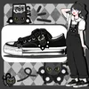 Amy und Michael Original Design individuelle Low Top Canvas Schuhe Tennis weibliche schwarze Casual Sneakers süße Frau vulkanisierte Schuhe