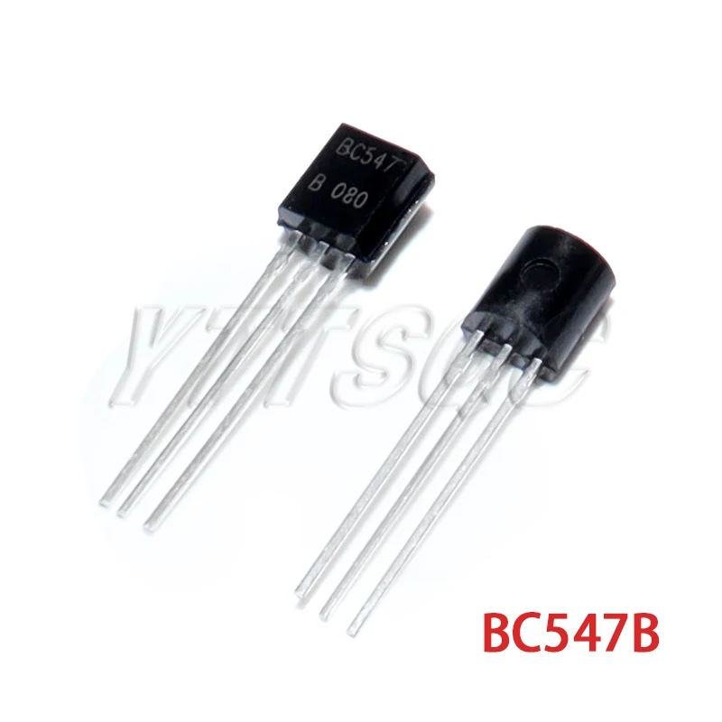 100PCS BC547B BC547 TO-92 Bipolartransistoren BJT NPN 45V 100mA Transistor Kit Image