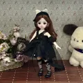 Spogliatoio bambola con vestiti 30 cm bambola BJD vestire 1/6 BJD giunti rimovibili bambola occhi 3D colorati 1/6 bambole Bjd giocattolo per bambini