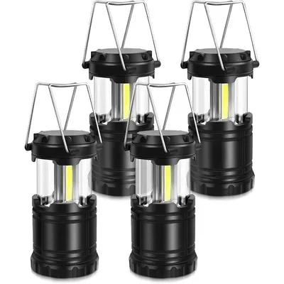 1/2/4 Pack LED Camping Lantern LED Lanterns Emergency Light for Storm Outages Outdoor Waterproof Portable Lanterns Collapsible