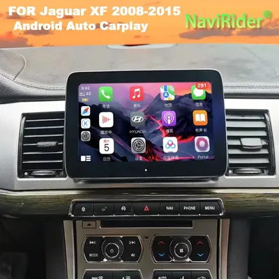 For Jaguar XF 2008-2015 Android screen Auto Stereo GPS Navigation Multimedia Video Player GPS Navigation Head Unit CarPlay 4G