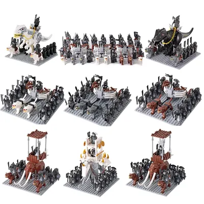 Lot The Elves Soldier Orcs Army Figures LOTR Armor Guard Warrior Archer Mittelalterliche Ritter Bausteine Ziegel Spielzeug Geschenke
