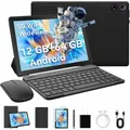 Tablet da 10.1 pollici Android 14 12GB RAM 64GB ROM Octa Core 5G WiFi Doppia fotocamera con tastiera Custodia per mouse Tablet Set di computer