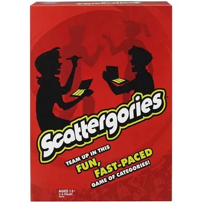 Category Games for Family and Friends - Scattergories friends Board Game