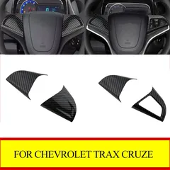 ABS Car Interior Steering Wheel Sequins Trim for Chevrolet Chevy Cruze Trax Camaro Orlando Sonic AVEO Accessories