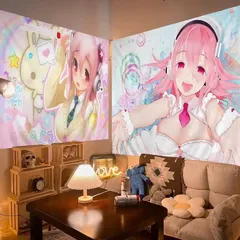 Anime Super Sonico Colorful Tapestry Wall Hanging Bohemian Wall Tapestries Mandala Wall Art Decor