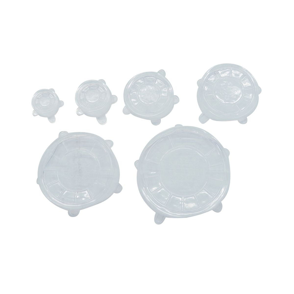 6er-Set dehnbare Silikon-Aufbewahrungsdeckel von 6 bis 20 cm Fackelmann Basic Image