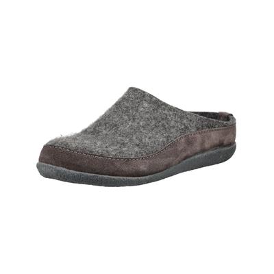 Hausschuh HAFLINGER "Haflinger Hausschuhe Filz", Herren, Gr. 42, grau (anthrazit), Filz, casual, Schuhe Image