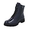 Schnürstiefelette REMONTE "Remonte Stiefelette Lederimitat", Damen, Gr. 39, blau (nachtblau), Lederimitat, casual, Schuhe