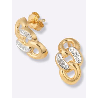 Paar Ohrstecker LADY, gold (gelbgold 375), Ohrringe, Damen, Diamanten ct, Diamanten Image