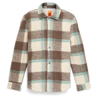 Timberland - Wool Blend Shacket - Freizeitjacke Gr M beige Image