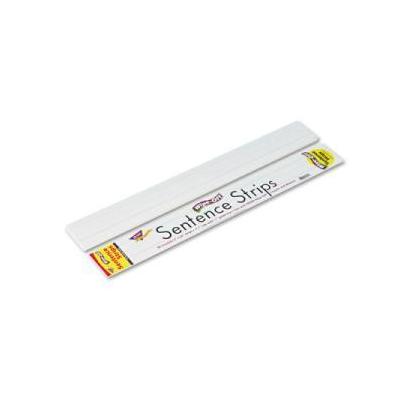 Elmer's Wipe-Off Sentence Strips, 24 x 3, White, 30/Pack