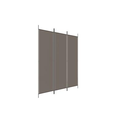 vidaXL 3-tlg. Paravent Anthrazit 150x220 cm Stoff Image